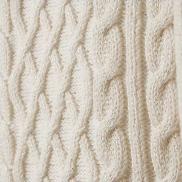 Janie And Jack Cable Knit Scallop Collar Sweater - Picture 9 of 16